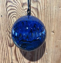 Load image into Gallery viewer, Josh Simpson Contemporary Glass: Blue New Mexico Ornament