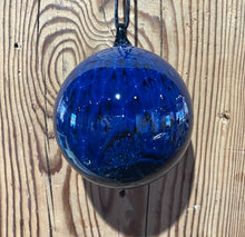 Load image into Gallery viewer, Josh Simpson Contemporary Glass: Blue New Mexico Ornament