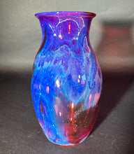 Load image into Gallery viewer, Josh Simpson Contemporary Glass: Translucent Ruby/ BNM Vase