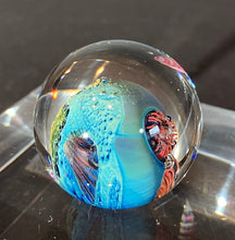 Load image into Gallery viewer, Josh Simpson Contemporary Glass: 1.5" Legacy Planet Paperweight