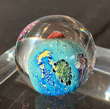 Load image into Gallery viewer, Josh Simpson Contemporary Glass: 1.5" Legacy Planet Paperweight