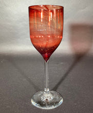 Load image into Gallery viewer, Josh Simpson Contemporary Glass: Ruby Red Goblet