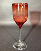 Load image into Gallery viewer, Josh Simpson Contemporary Glass: Ruby Red Goblet