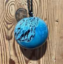 Load image into Gallery viewer, Josh Simpson Contemporary Glass: Blue New Mexico Ornament