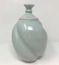 Load image into Gallery viewer, John Varner: Celadon Twist Jar