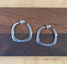 Load image into Gallery viewer, Jeanne Bennett: Square Hoops