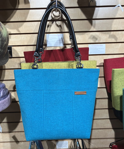 Katherine MacColl: Bright Blue Barelycorn Handbag