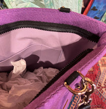 Load image into Gallery viewer, Katherine MacColl: Purple Honeycomb Handbag