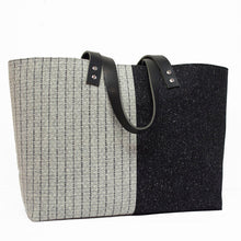 Load image into Gallery viewer, Katherine MacColl: Teal Ticking Large Tote