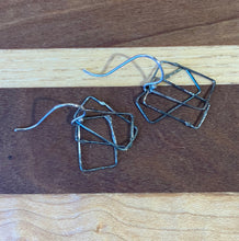 Load image into Gallery viewer, Katie Rosenblatt: Small Triple Rectangle Earrings