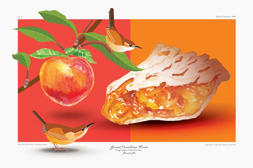 Luvfish & Slothman: Great Carolina Wren and Peach Pie