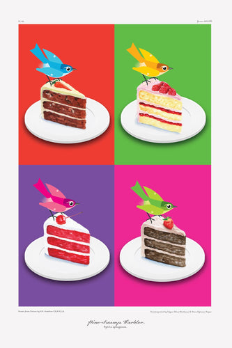 Luvfish & Slothman: Pine Swamp Warbler with 4 Cakes