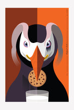 Load image into Gallery viewer, Luvfish &amp; Slothman: Tufted Auk with Chocolate Chip Cookie