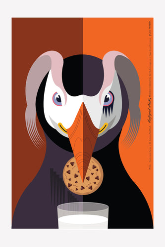 Luvfish & Slothman: Tufted Auk with Chocolate Chip Cookie