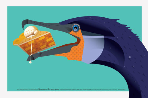 Luvfish & Slothman: Common Cormorant with Apple Pie