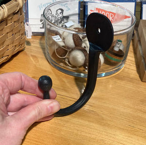 Morrell Metalsmiths: Ball Finial Coat Hook