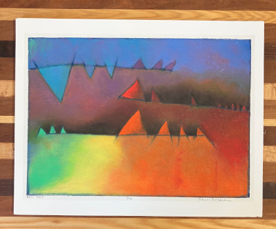 Rebecca Clark: Red Tree Print