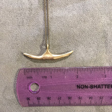 Load image into Gallery viewer, Rachel Gunnard: Large Brass Anchor Necklace