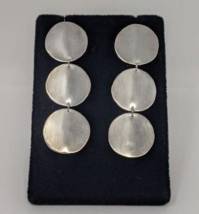 Rachel Gunnard: Shape One Earrings, Sterling Silver