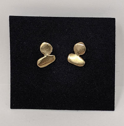 Rachel Gunnard: Worry Worry Studs in Gold