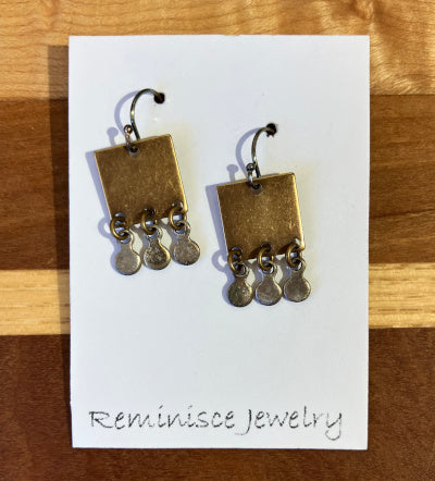 Reminisce Jewelry: Mixed Metals Earrings