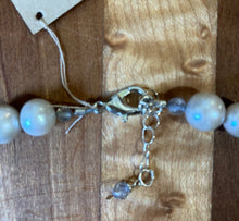 Load image into Gallery viewer, Rebecca Rose: Grey Pearl Necklace