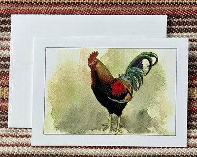 Polly French: Rooster Card