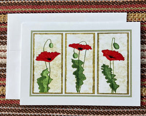 Polly French: 3 Poppies Card