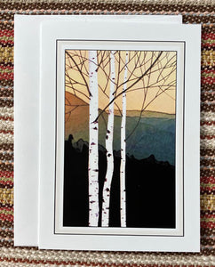 Polly French: Birches 21-5 Card