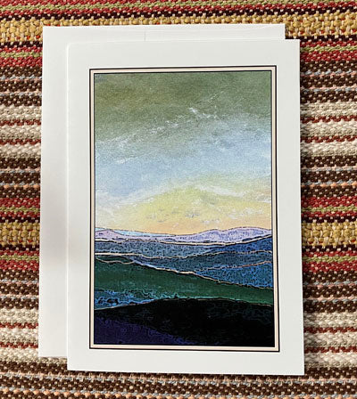 Polly French: Mountain Collage 3 Card