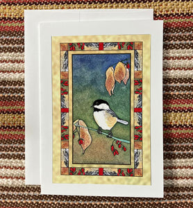 Polly French: Chickadee Card
