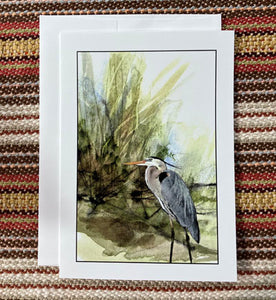 Polly French: Heron Card