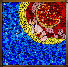 Load image into Gallery viewer, Sam Myers: Lady of the Moon Glass Mosaic