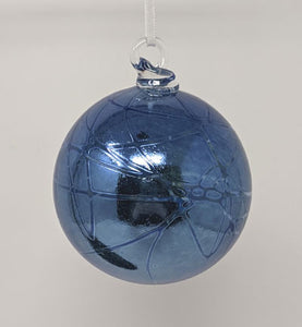 Tucker Litchfield: Blue Luster Orb Ornament