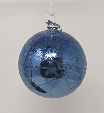 Tucker Litchfield: Blue Luster Orb Ornament