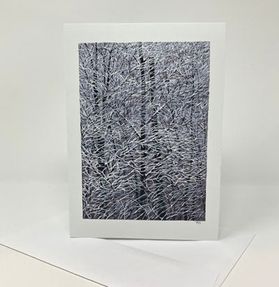Trina Sears Sternstein: Black, White & Mauve Card