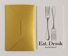 Load image into Gallery viewer, William Muller: Eat, Drink and Be Married Card
