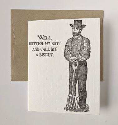 William Muller: Butter My Butt Card