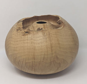 Lou Wallach: Curly Maple Crater Vessel