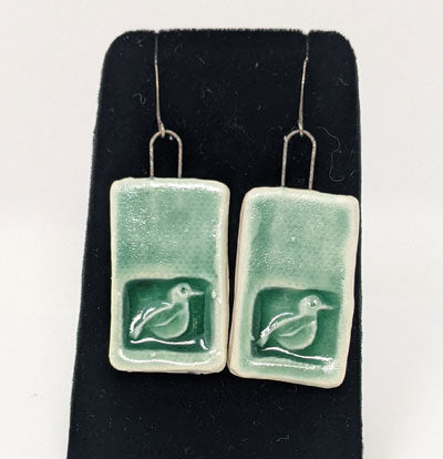 Kim Erslev: Porcelain Bird Earrings