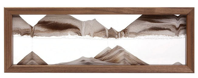 Klaus Bosch: Triple X - Walnut Frame Sand Art