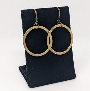 Homestone Jewelry & Designs: Small Brass Hoops