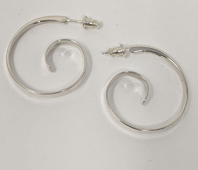 Jeanne Bennett: Forged Coil Hoops