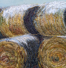 Load image into Gallery viewer, Julie Crabtree: Haybales in Winter