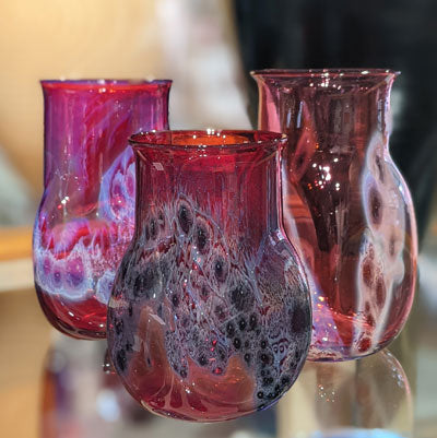 Josh Simpson Contemporary Glass: Ruby Red New Mexico Tumbler