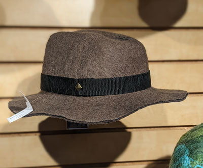 Liz Canali: Brown/ Black Cowboy Hat
