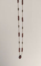 Load image into Gallery viewer, Rebecca Rose: Garnet Stack Necklace