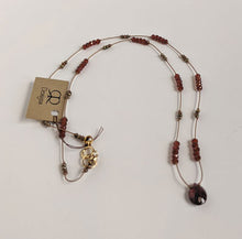 Load image into Gallery viewer, Rebecca Rose: Garnet Stack Necklace