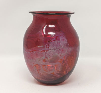 Josh Simpson Contemporary Glass: Ruby New Mexico Vase