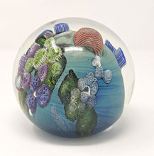 Load image into Gallery viewer, Josh Simpson Contemporary Glass: 4.25&quot; Blue New Mexico Megaplanet